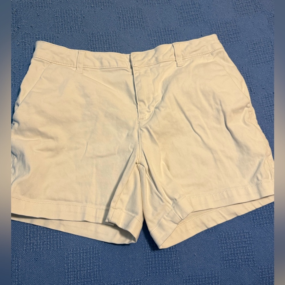 Banana Republic Cream Bermuda Shorts
